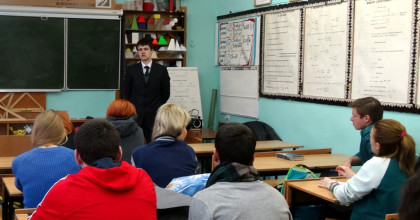 встреча студентов колледжа с молодым предпринимателем - фото - 1