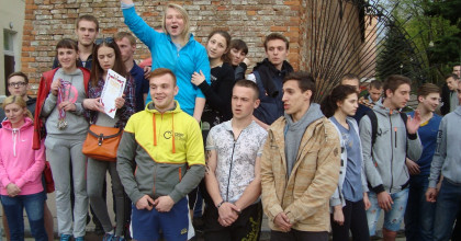 участие сборной команды колледжа в городской легкоатлетической эстафете, посвященной Дню Победы - фото - 1