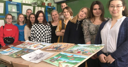 участие в I Международном конкурсе «Каждый народ — художник» (ВСЕРОССИЙСКИЙ ИЗОБРАЗИТЕЛЬНЫЙ ДИКТАНТ) - фото - 1