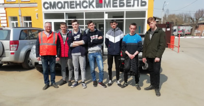 всероссийская акция «Дни в профессии», посещение АО «Смоленскмебель» - фото - 1