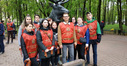 участие в акции "Бессмертный полк" - фото - 1