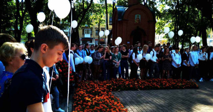 участие в акции «Мы вместе-против террора» - фото - 1